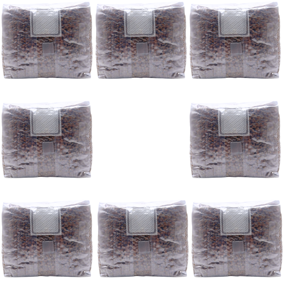 4 lb Sterilized Grain Spawn Bag | 4 Qt With Injection Port